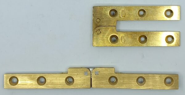 Compas laiton 50.117  de table à jeux, 80x30mm ou 65x30mm laitonné, la pièce.