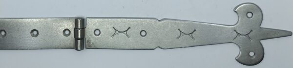 Charnière 50.220 Penture en fer naturel, 200+125 x 60mm.