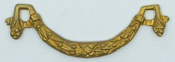 Poignée laiton 24.711  bronze Ls XVI, patiné, E/A 55 - 72 - 94mm