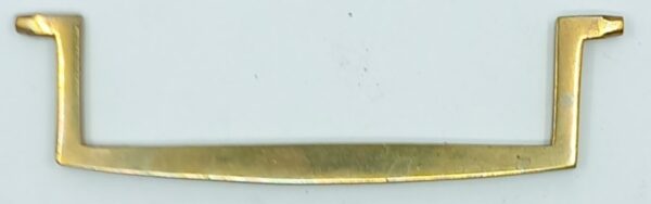 Poignée laiton 24.803  bronze Directoire, poli, dim.102x29 ou 110x30mm, sans rosace.