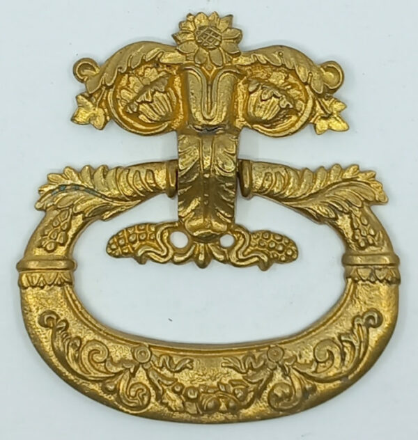 Poignée laiton 24.810.1  bronze Empire, poli, 80x88mm,H.