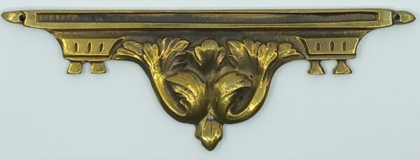 Tablier bronze 30.437.1  Louis XVI, patiné, 160x55mm.