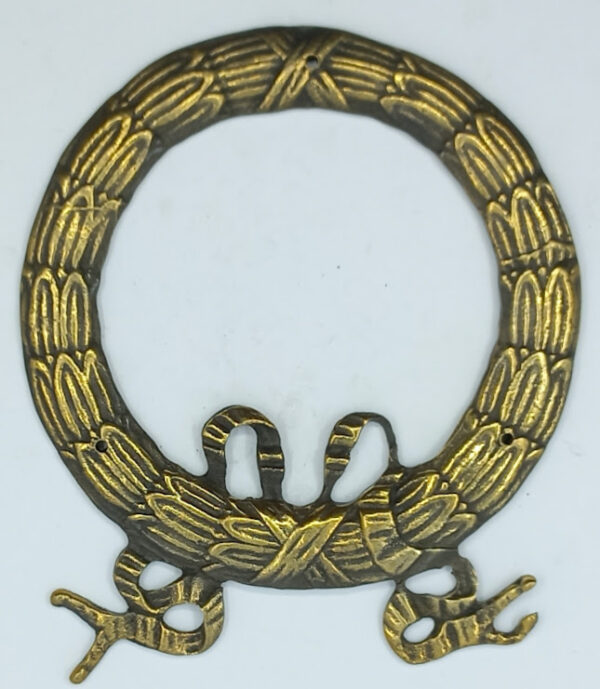 Couronne bronze 30.515.1  Empire, patiné, dim. 120x135mm.