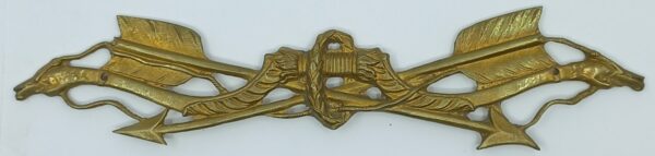 Motif, bronze 30.523.1  Empire, poli, dim. 195x43mm.