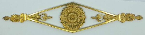 Palmette, bronze 30.502.1  Directoire, poli, dim. 240x51mm H.