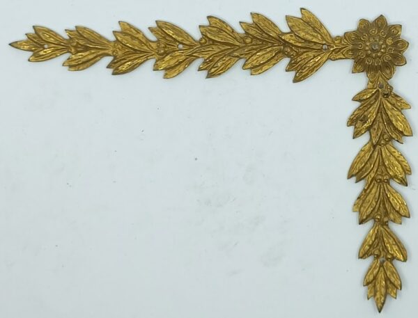 Motif, bronze, 30.564.1  Empire, patinés, angle 150x110mm, la paire G+D.