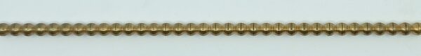 Perle laiton 30.110 Louis XVI en barre de 1m', diam.3-4-5-6mm, la pièce.