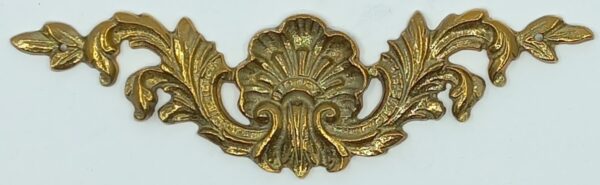 Tablier bronze 30.213.1  Louis XIV, poli, dim. 152x45mm. H