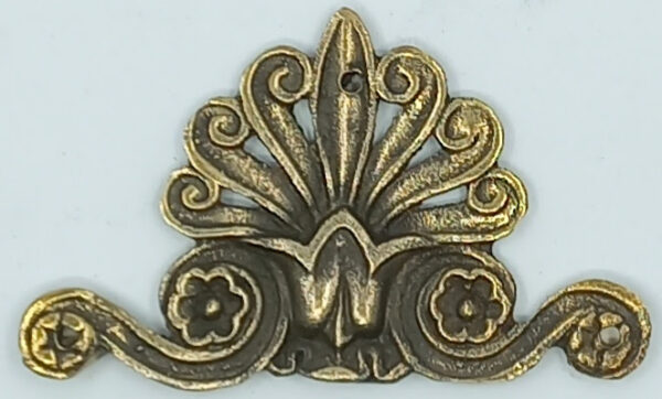 Palmette, bronze 30.543.1  Empire, patiné, dim.69x41mm H.