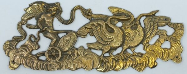 Motif, char, bronze 30.558.1  Empire, patiné, dim. 210x80mm. H