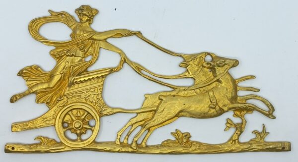 Motif, char, bronze 30.559.1  Empire, poli, dim. 235x125mm. H