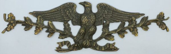 Motif, Aigle, bronze 30.557.1  Empire, patiné, dim. 330x100mm. H