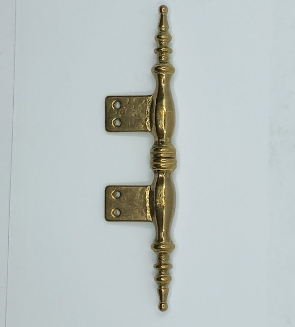 Charnière 50.134 Fiche laiton, dim. hauteur 100x8 ou 130x11mm,  droite et gauche.