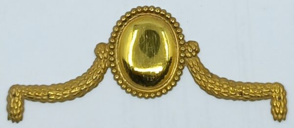 Motif, bronze, 30.457.1 Louis XVI, embouti, poli, 108x44mm.