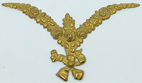 Motif, bronze, 30.459.1 Louis XVI, embouti, poli, 130x72mm.