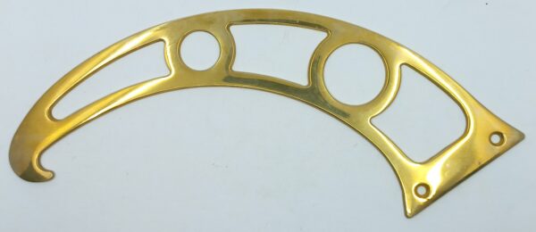 Compas  60.310.1  croissant de secrétaire, 240x175mm, laiton poli, la paire G+D.