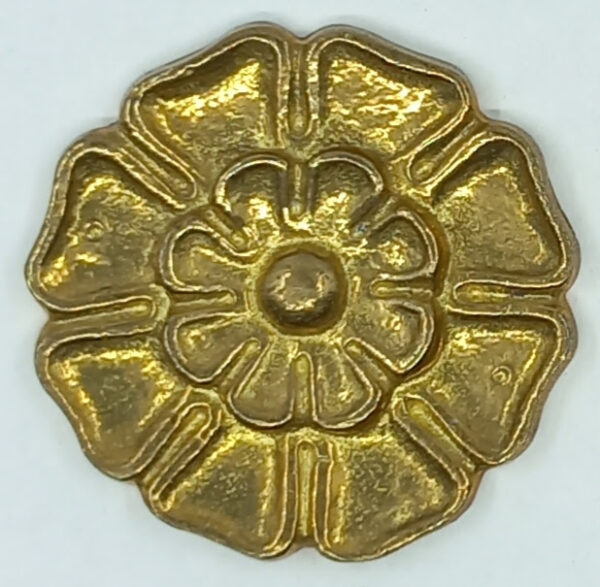 Rosace, bronze 30.568.1  Empire, poli, diam. 39mm.