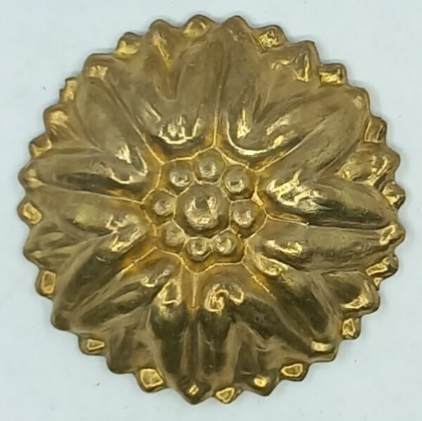 Rosace bronze 30.467.1  Louis XVI, diam. 38mm, poli.