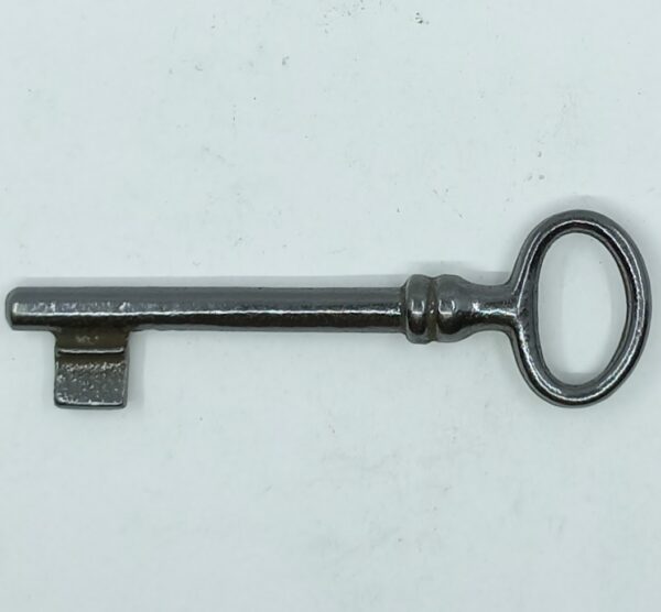 Clé fer 12.561.17 pour serrures 10.201 - 220 - 225, fonte polie,  fut de 45/6mm.