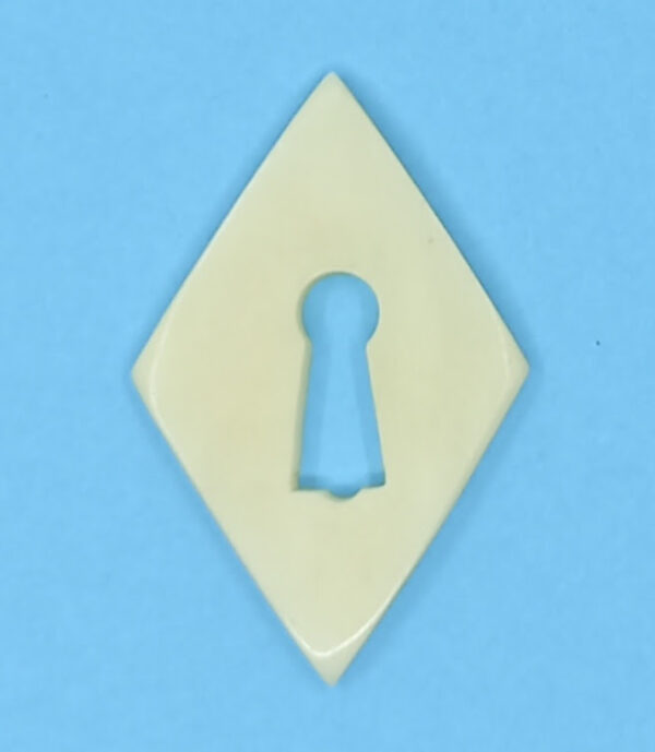 Entrée os  55.512.1  losange à encastrer, 45x28mm.