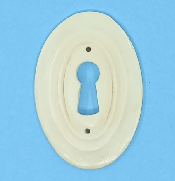 Entrée os  55.510.1 ovale moulurée 48x33mm.