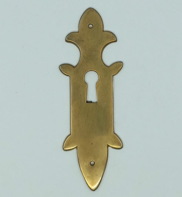 Entrée laiton 20.169.1 Rustique, polie, 85x30mm.