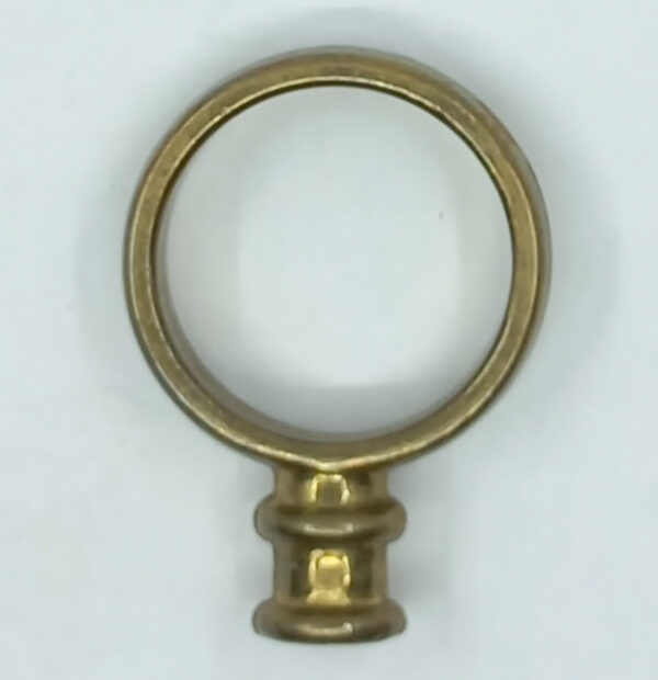 Clé laiton 12.257.1  anneau seul, Louis Phillipe, dim. 41x30mm.
